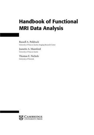 Cover — Handbook of Functional MRI Data Analysis