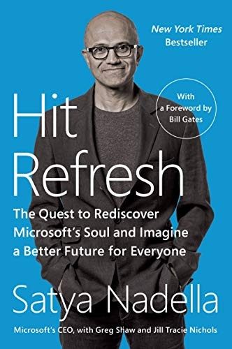 Cover — Hit Refresh by Satya Nadella